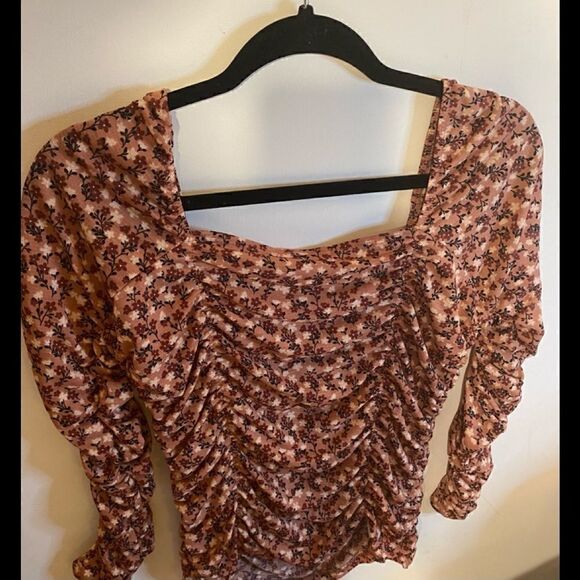 🛍Jolie & jog Ruch Raglan Women’s floral Top Size: Large - Picture 2 of 9